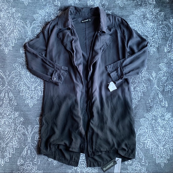 BLANKNYC Dip Dye Lightweight Trench Coat XS - Picture 3 of 8